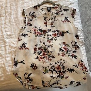 Bobeau floral blouse